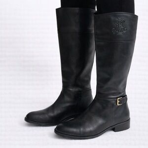 Women's Lauren Ralph Lauren
Madisen Boots,
Style#802712326001, Size 9
B, Black